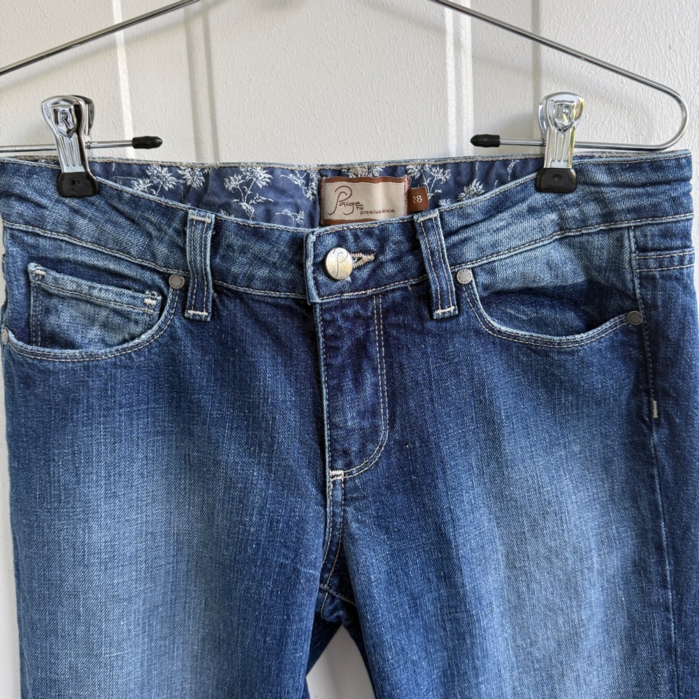 Paige Hollywood Hills Bootcut Classic Rise Boot Cut‎ Denim Jeans - Picture 3 of 12